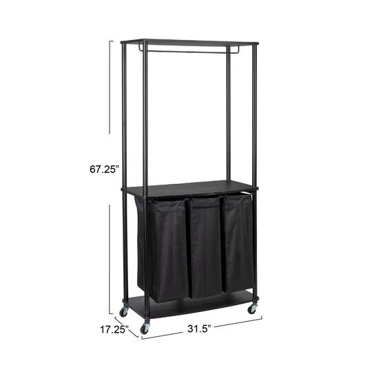 Household Essentials 3-Bag Laundry Center